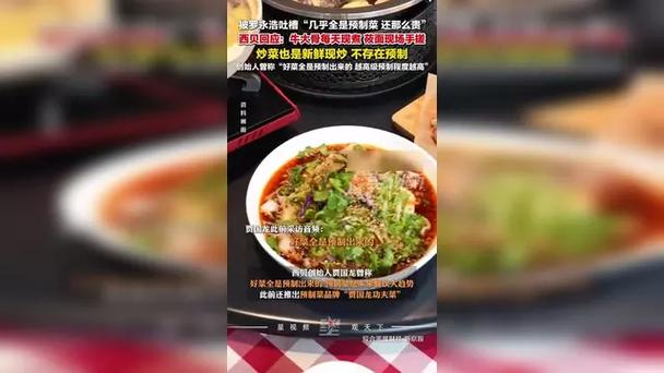 罗永浩吐槽西贝全是预制菜 客服回应