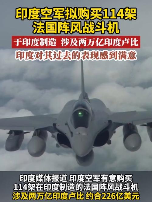 印度空军拟购买114架法国阵风战斗机