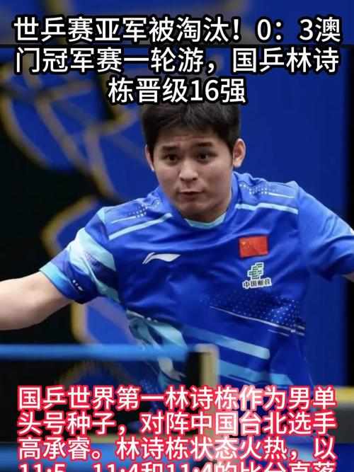 林诗栋无缘澳门赛四强
