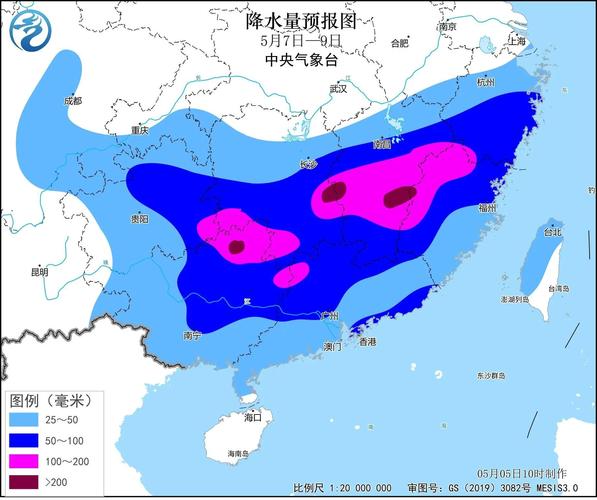 南方这些地方多雨或持续一周
