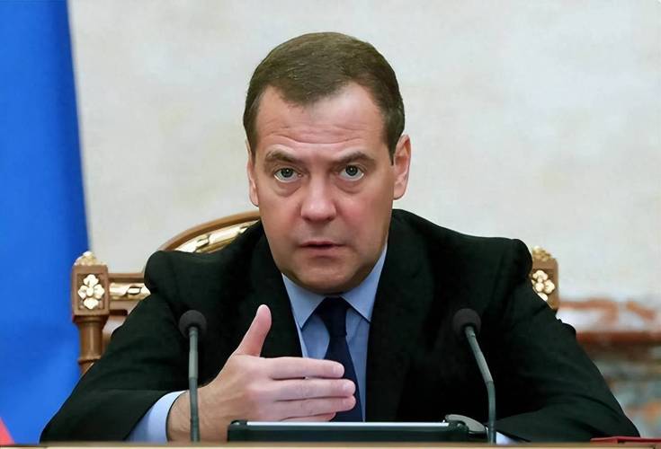 普京授予梅德韦杰夫祖国功绩勋章