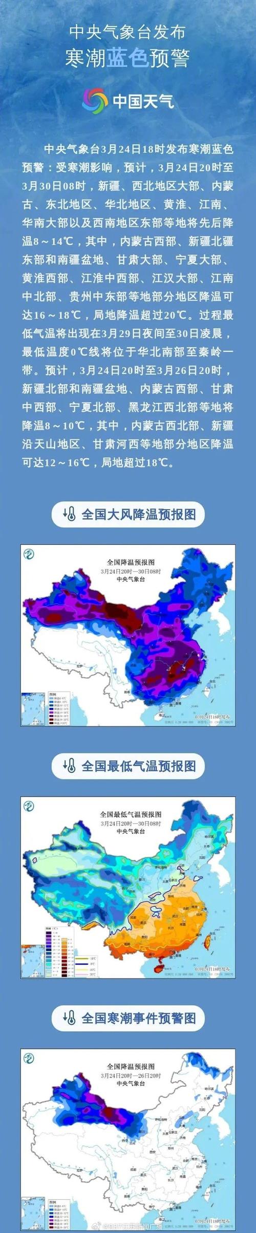 下半年来首场大范围冷空气登场