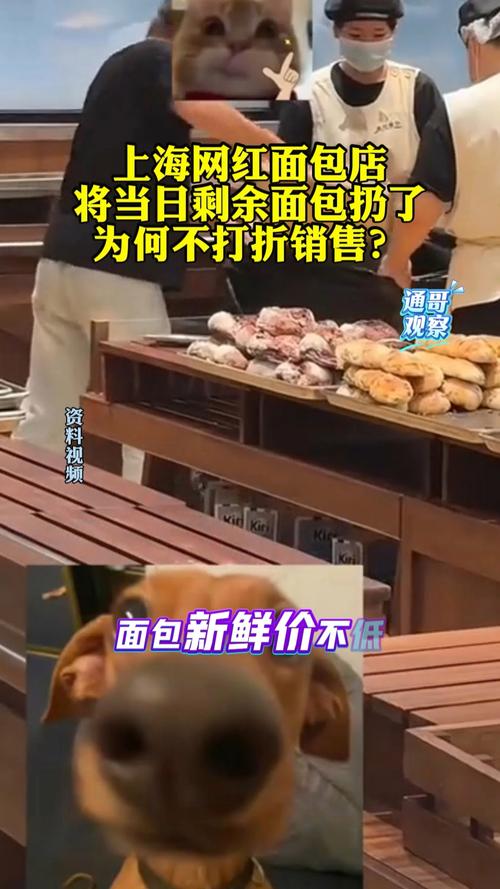 上海网红面包店将当日剩余面包扔了