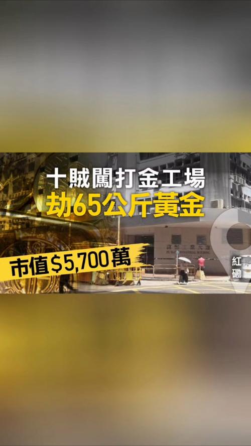 香港10余悍匪抢走65公斤黄金