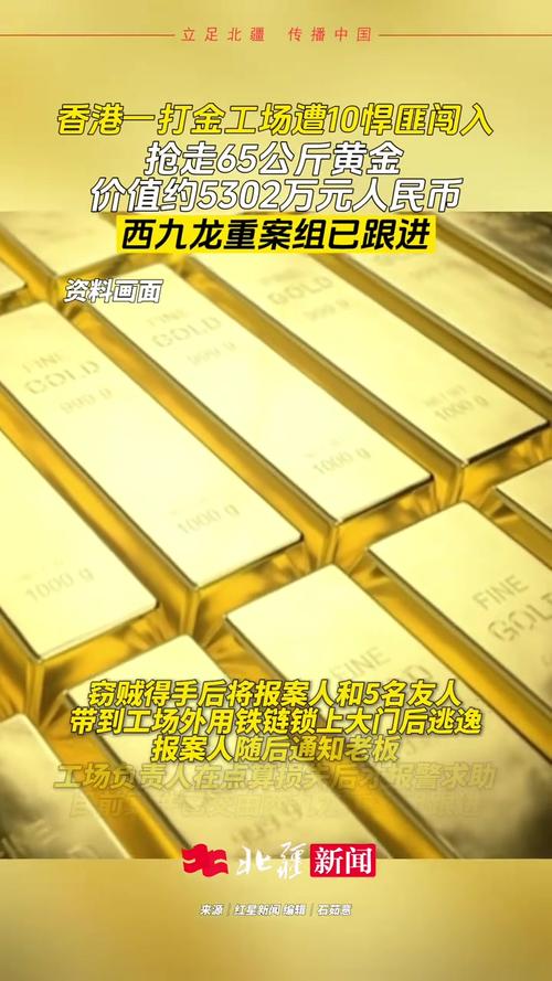 香港悍匪抢65公斤黄金 11人被捕