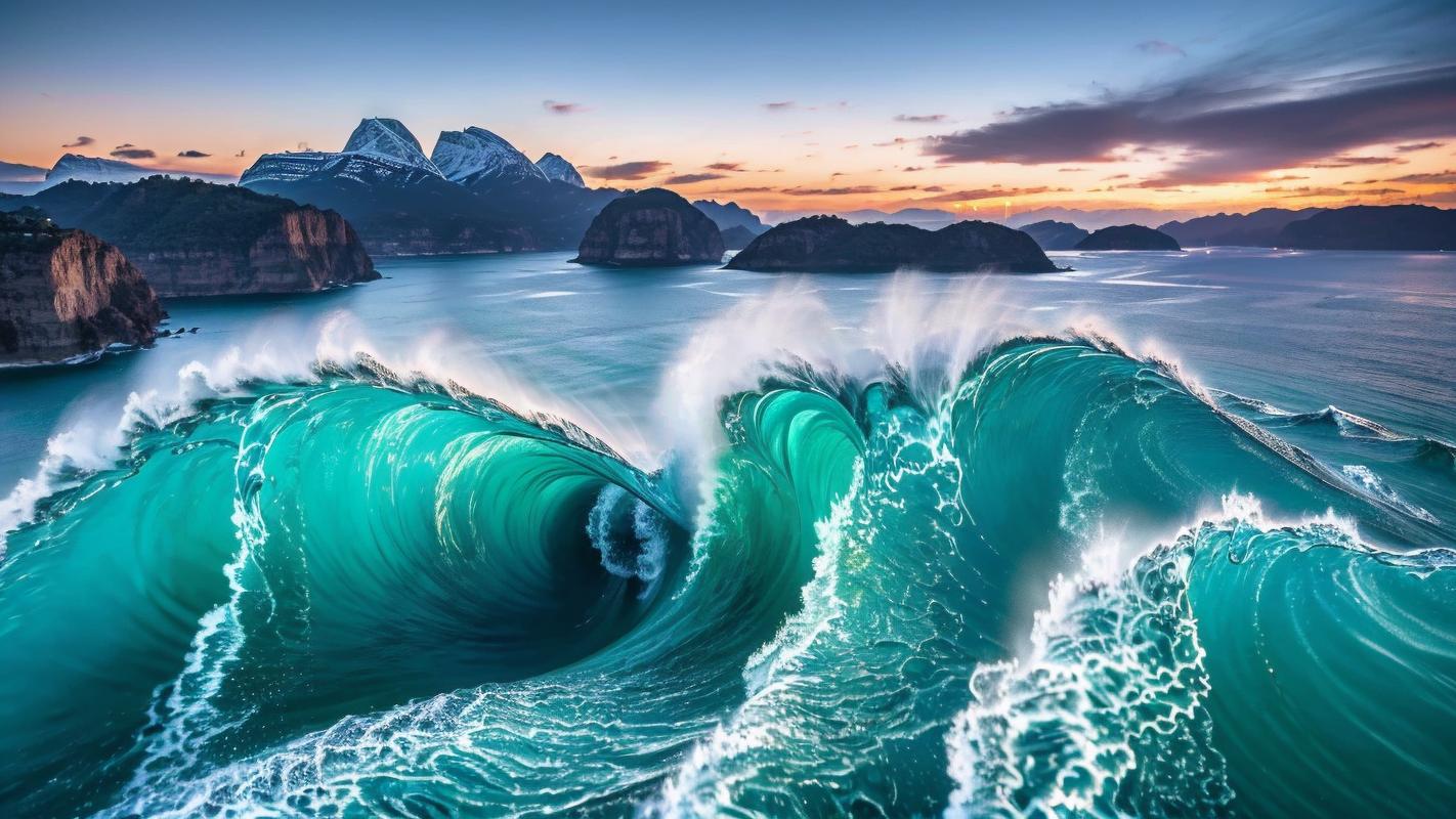 海浪你见过 但“旗浪”你见过吗