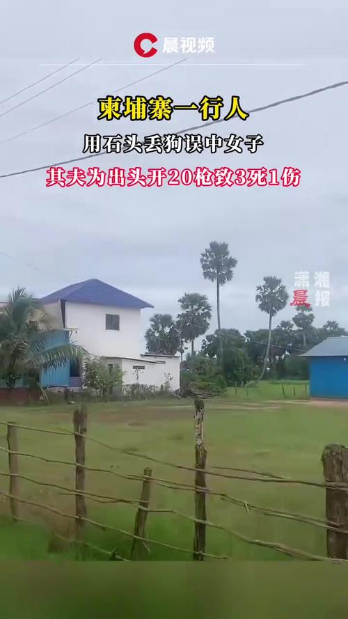 柬埔寨一军人为妻子出头枪杀3人