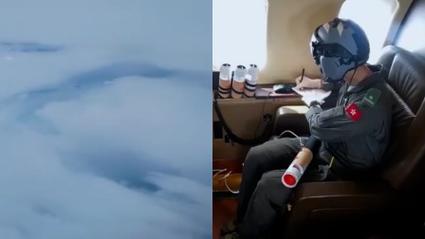 桦加沙风眼内部曝光 拍摄部门：震撼