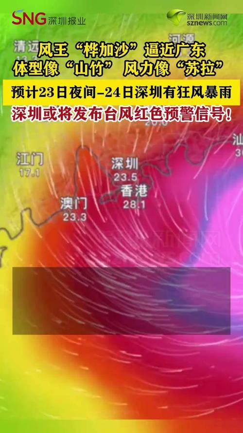 深圳市台风预警信号升级为红色