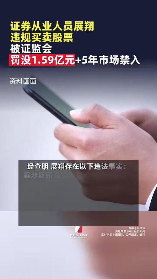 证券从业者违规买卖股票 被罚1.59亿