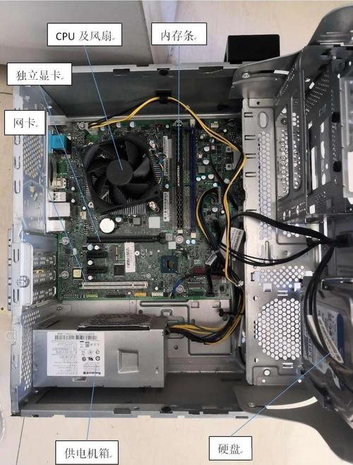 如何把电脑主机 拆开