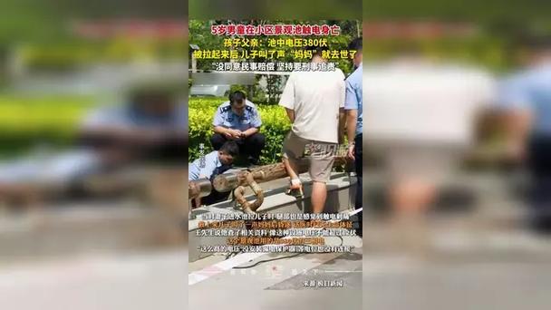 5岁男童在景观池触电身亡
