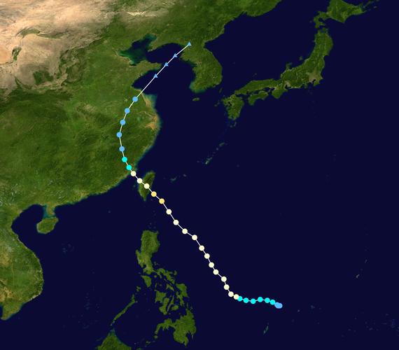 台风麦德姆预计5日白天登陆中国沿海
