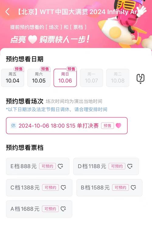 WTT中国大满贯门票收入8700万元