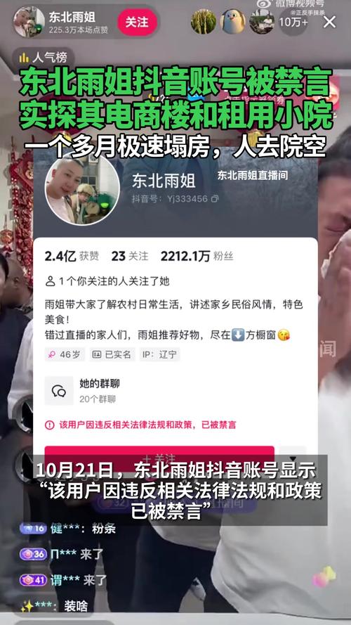 东北雨姐账号禁言将解封？多方回应