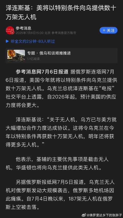 美媒：美乌或将签署无人机合作协议