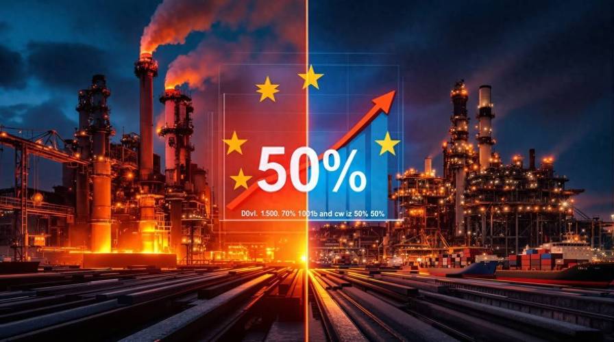 欧盟将对进口钢铁加税 英国面临危机
