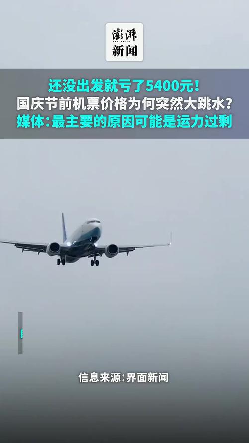 机票价格大跳水