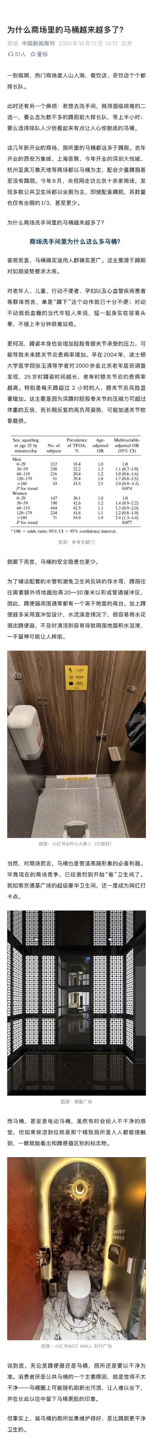 为什么商场里的马桶越来越多
