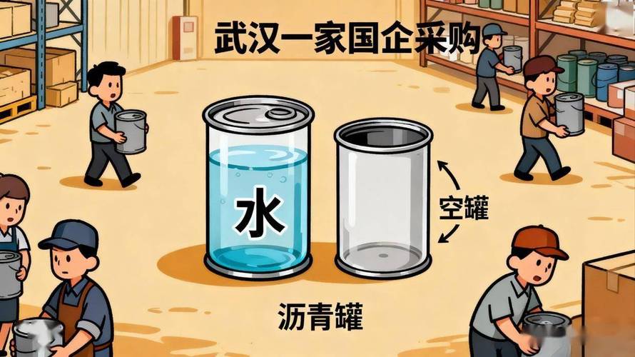 武汉一国企花6382万买沥青变成水