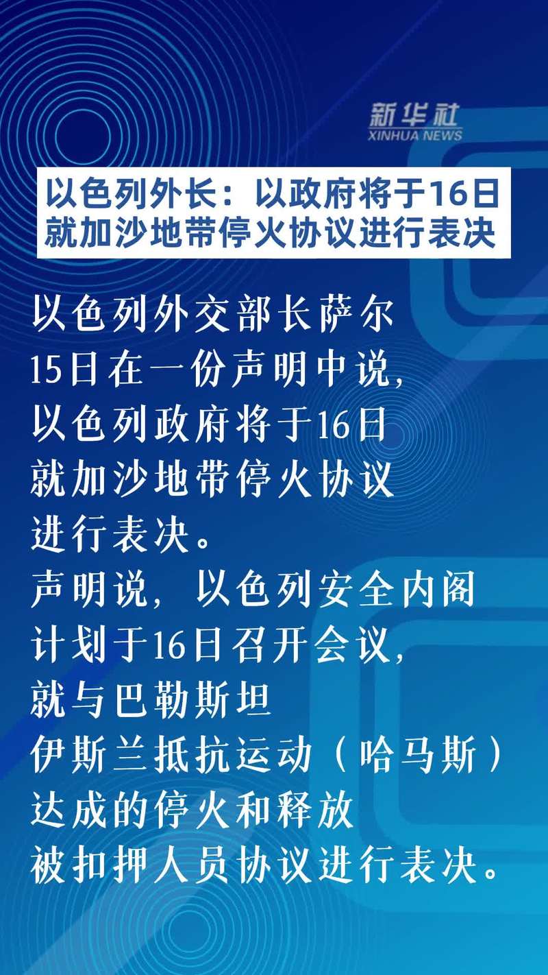埃尔多安：各方不得违反加沙停火协议