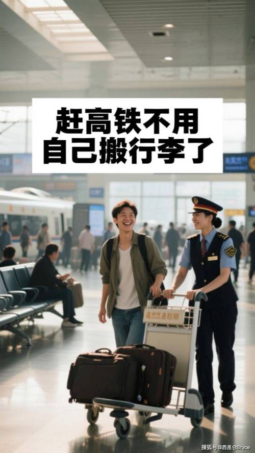 坐高铁再也不用扛行李了