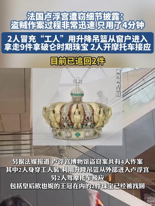 法媒发布窃贼卢浮宫作案视频