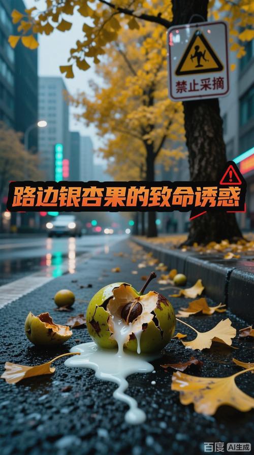 街头掉落的银杏果别随便吃