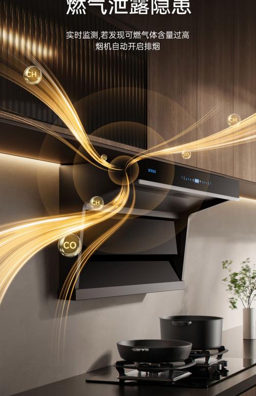 首创“太空炉子”内置抽油烟机