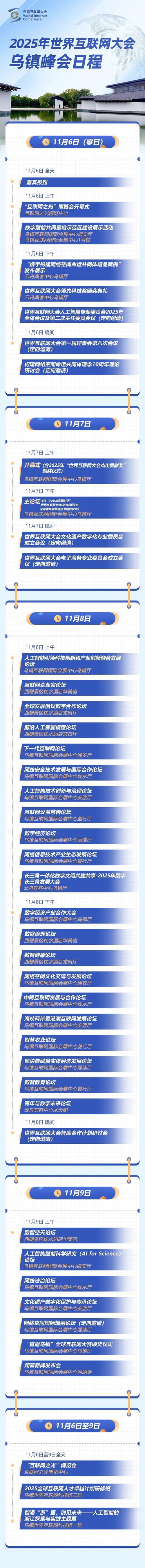 世界互联网大会乌镇峰会将举行