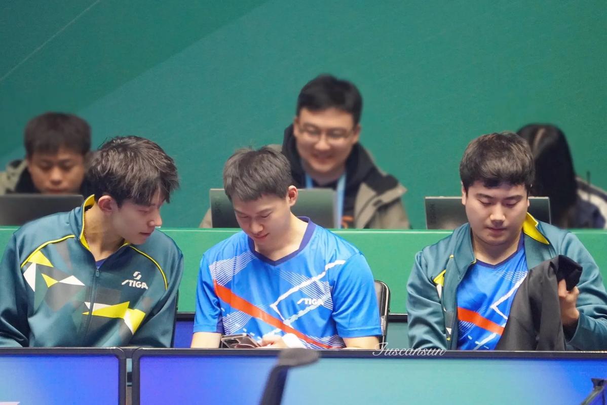 全运会梁靖崑周雨对练