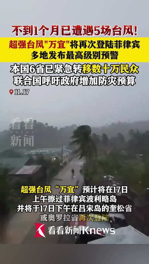 台风“凤凰”致菲律宾83万人受灾