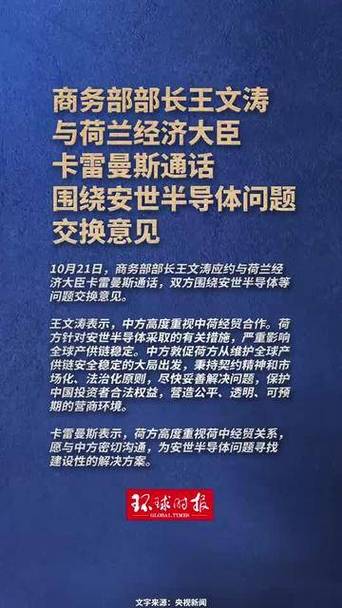 王文涛：安世半导体问题责任在于荷方