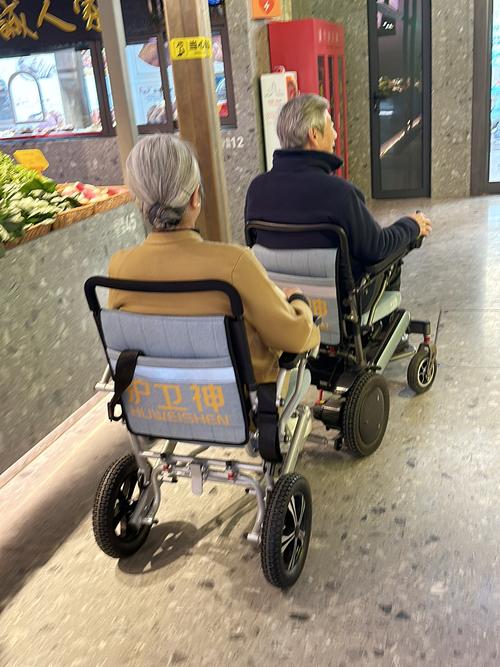 多名老人组团开电动轮椅上高速