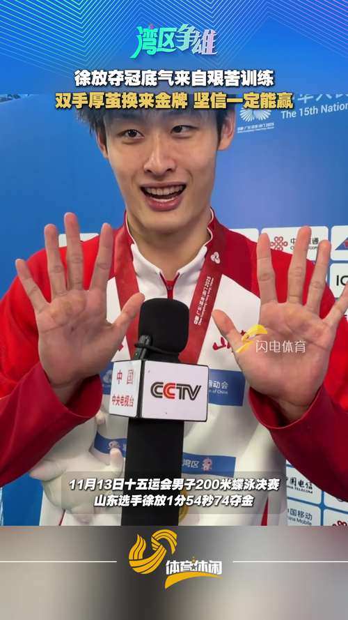 徐放夺男子200米蝶泳冠军