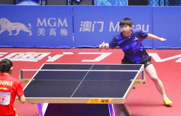 孙颖莎4-0横扫刘斐晋级4强