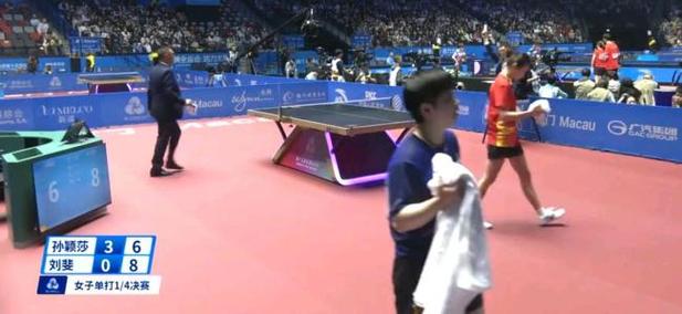 孙颖莎4-0横扫刘斐晋级4强