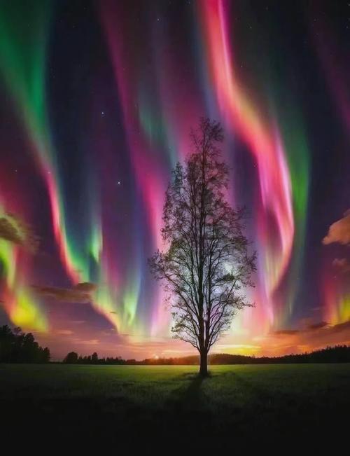 特大地磁暴爆发 多地现绝美极光