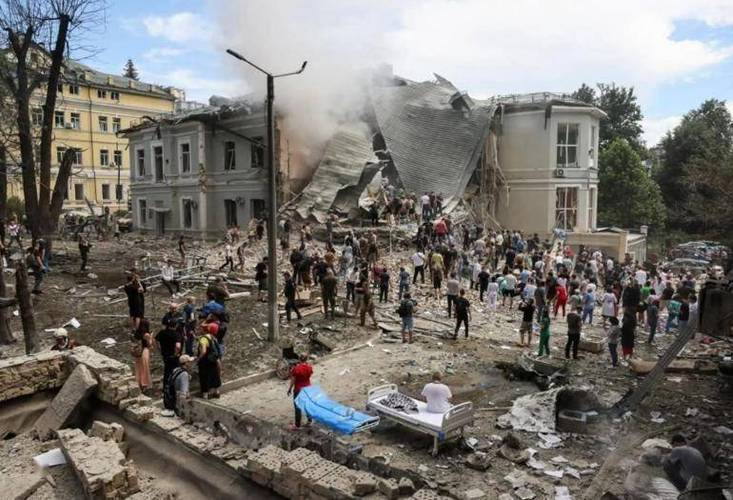 基辅几乎所有地区都遭袭