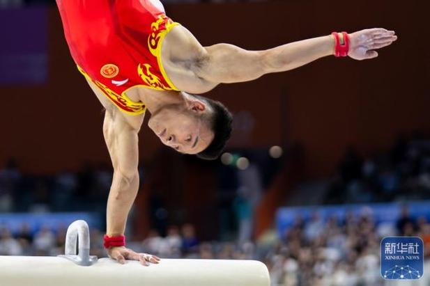 肖若腾获十五运会体操男子全能冠军