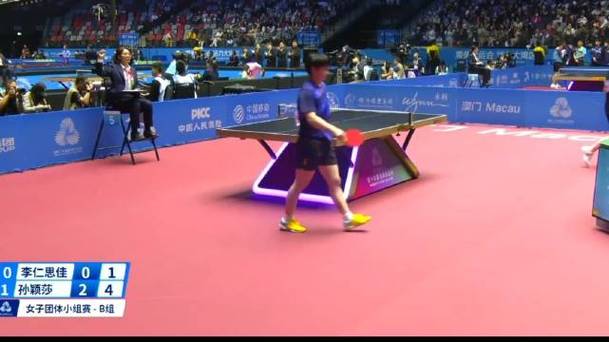 孙颖莎3比0战胜李仁思佳