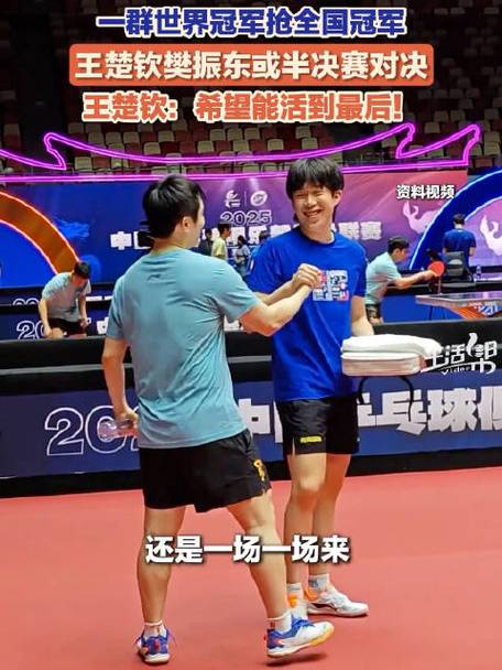 樊振东王楚钦对战神仙球频出
