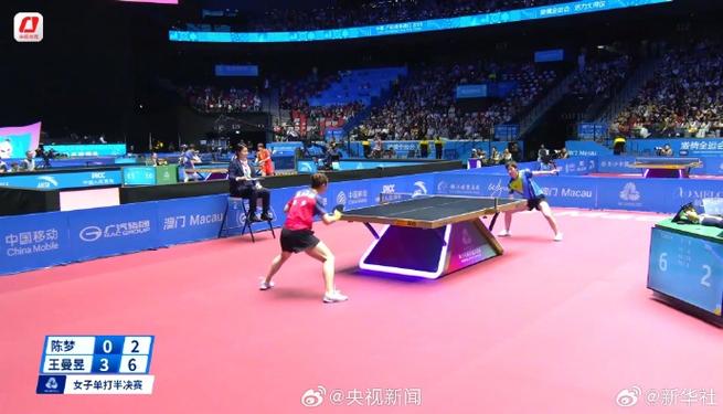 王曼昱4-0胜陈梦 晋级女单决赛