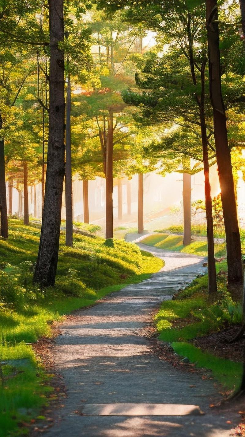 苹果手机如何拍森林照片