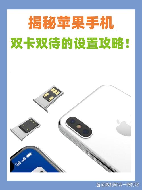 如何使用双卡的苹果手机