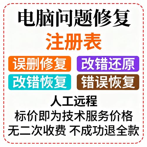 电脑注册表如何修复