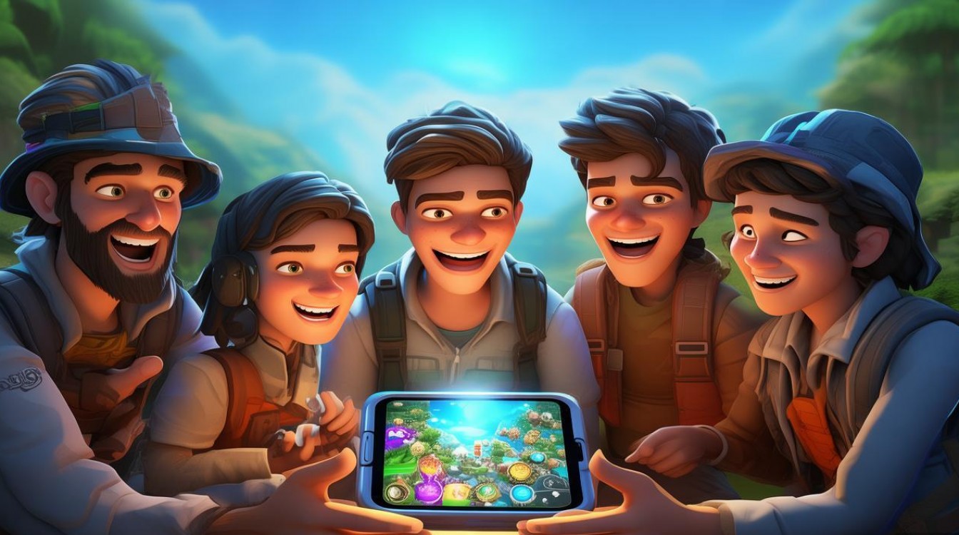四个人一起探险，哪款手机游戏最好玩？