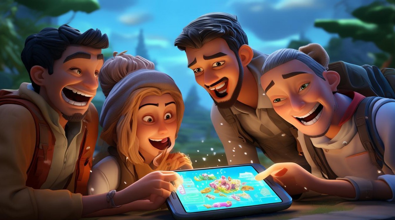 四个人一起探险，哪款手机游戏最好玩？