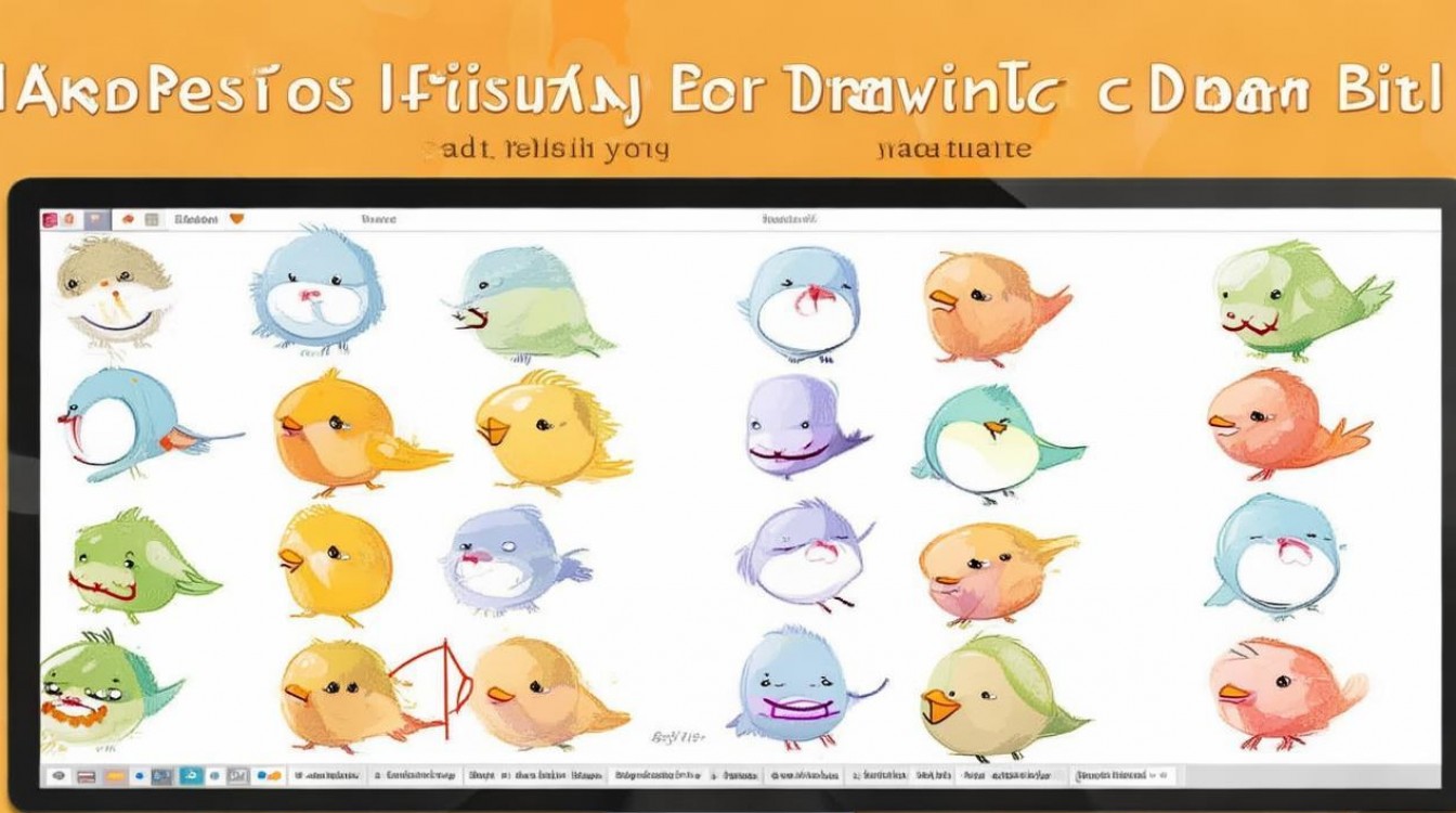 如何在电脑上画小鸟？零基础小白也能学会吗？