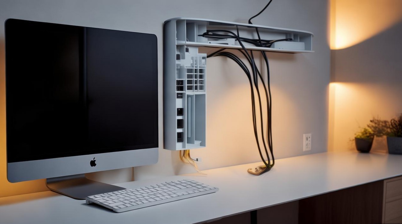 台式电脑放客厅怎么布线才美观不占地方？